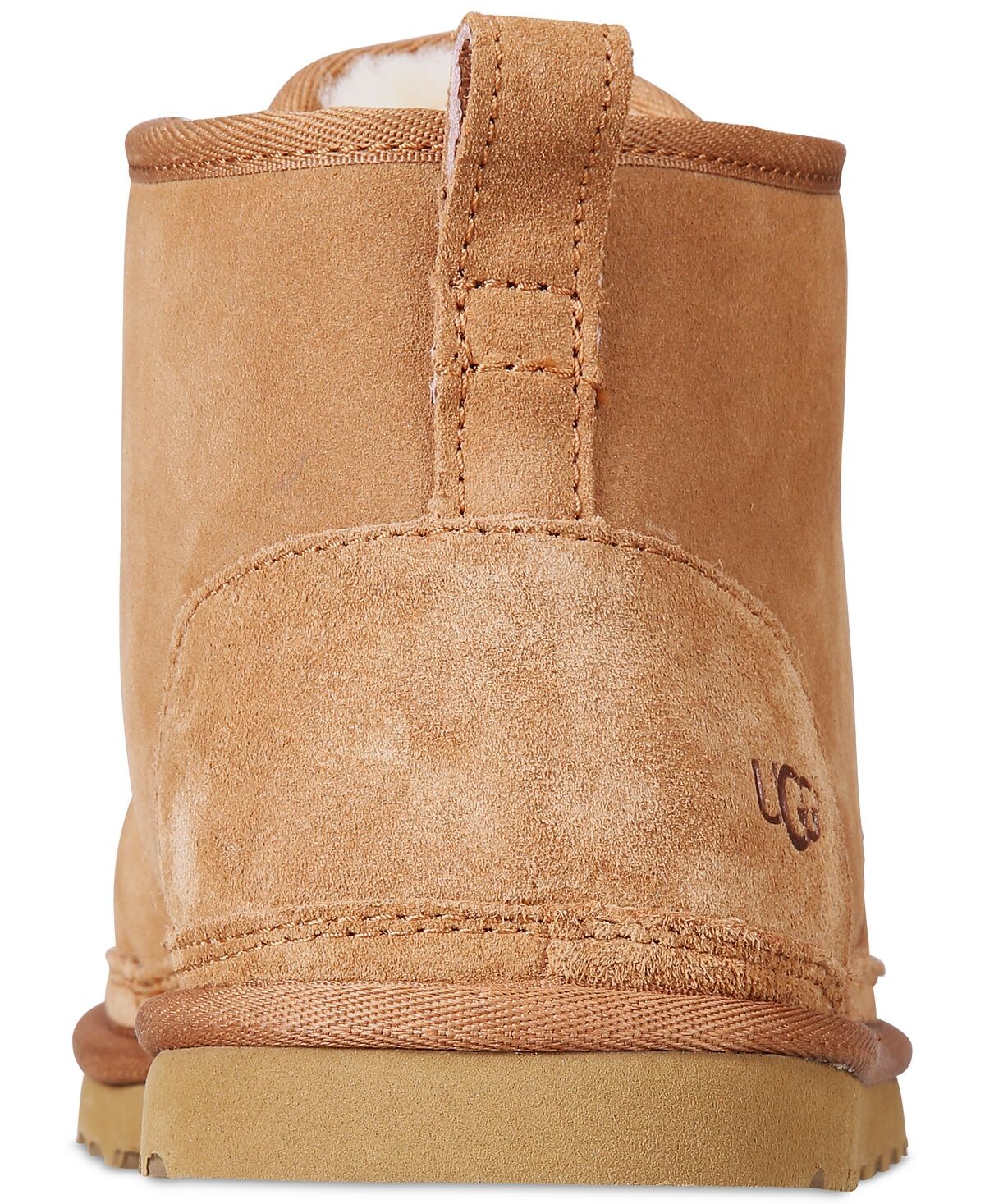 Ботинки мужские UGG зимние на шнуровке, коричневый — фото 4