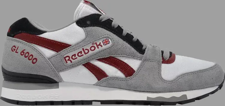 

Кроссовки gl 6000 'pure grey red ember' Reebok, серый