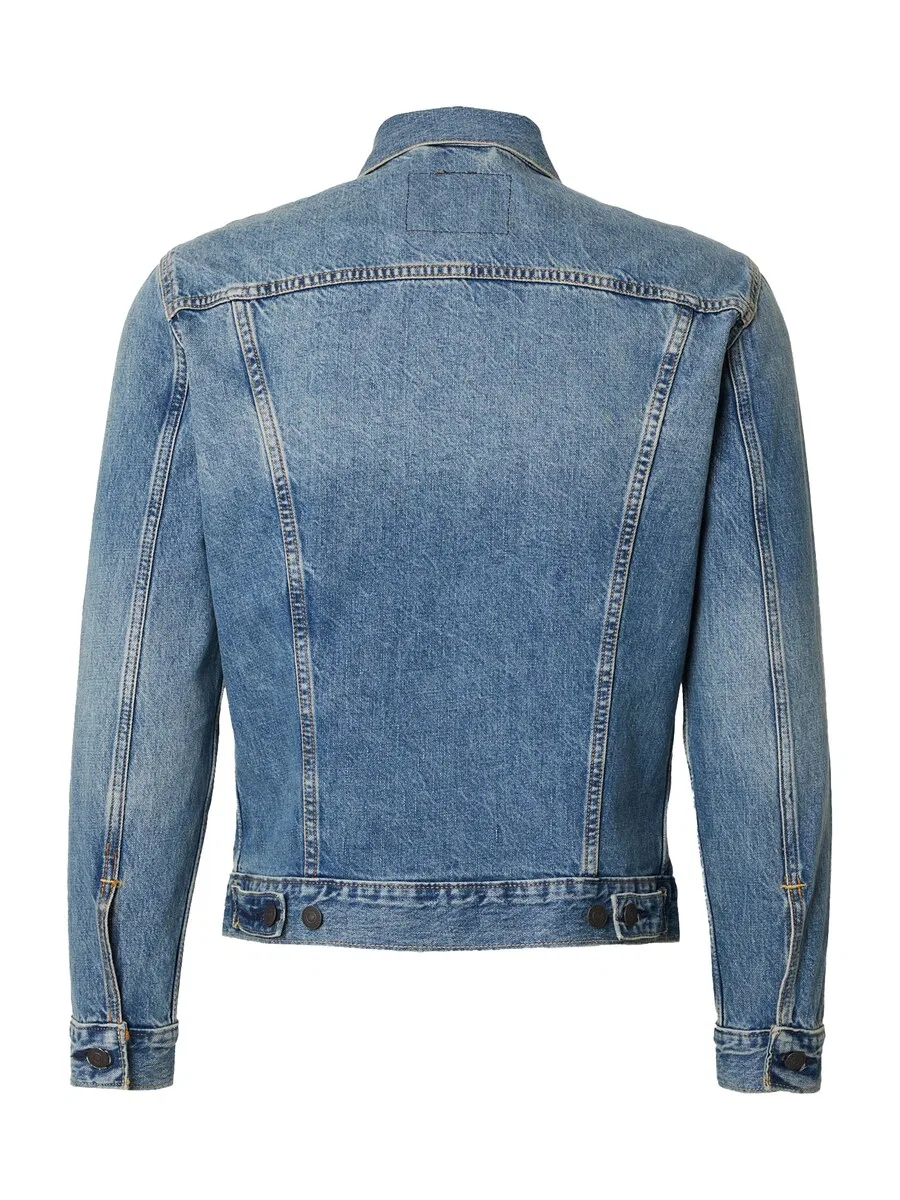 Куртка LEVI'S Between-Season Jacket 'The Trucker' темно-синего цвета — фото 2
