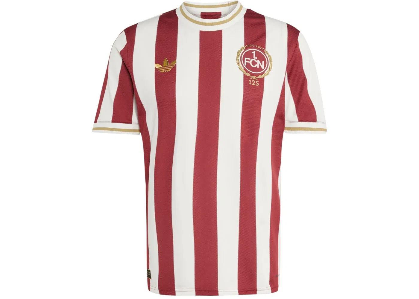Мужская футбольная джерси с длинным рукавом Anniversary Jersey Adidas, Noble Maroon Chalk White