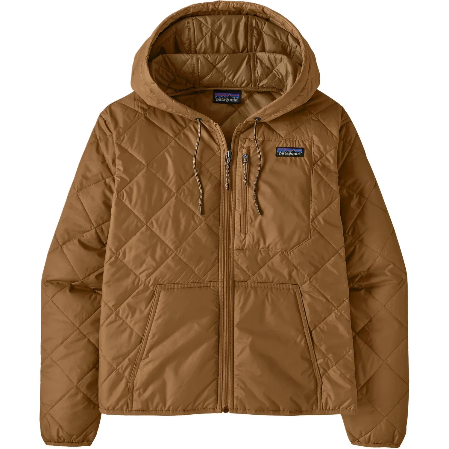 Женская куртка-пуховик стеганая Diamond Quilted Patagonia, Little Deer Brown/DRBN