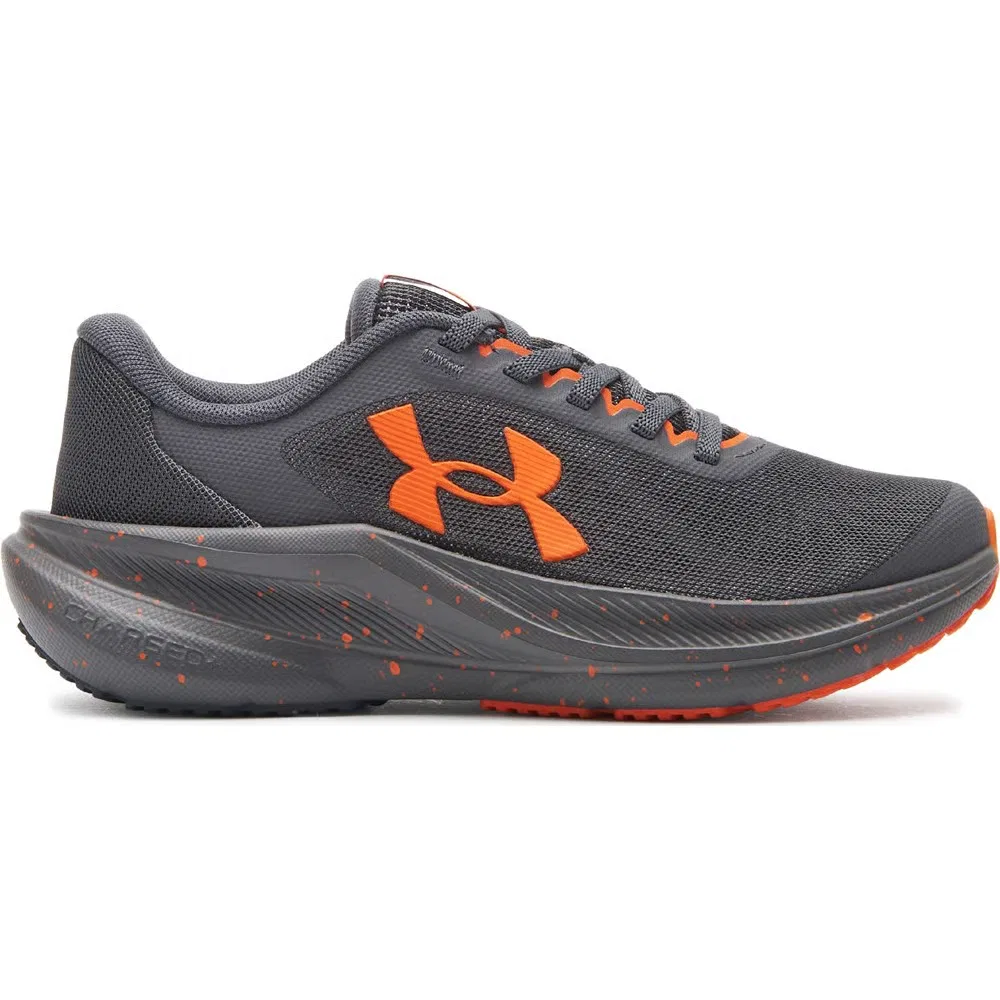 Детские беговые кроссовки Under Armour, Grey/Orange — фото 2