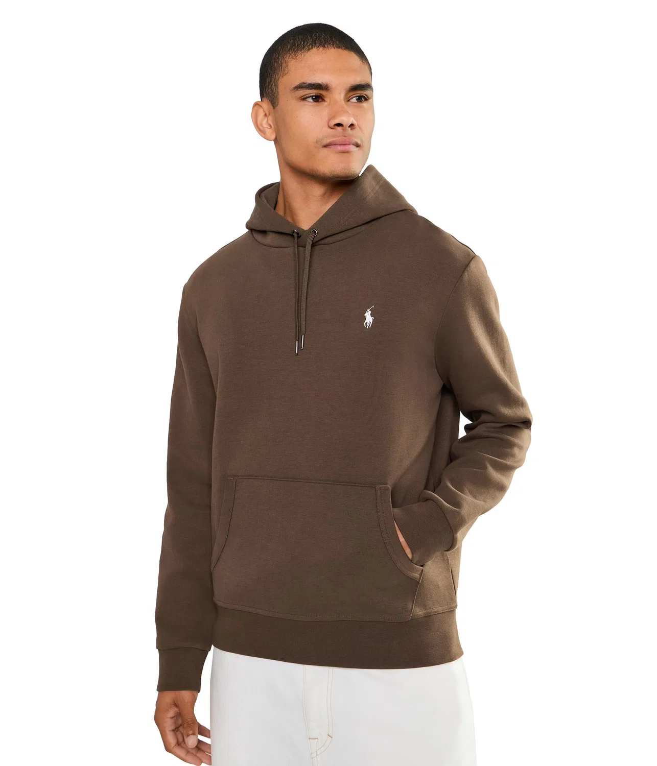 Худи двойной вязки Polo Ralph Lauren, Nutmeg Brown