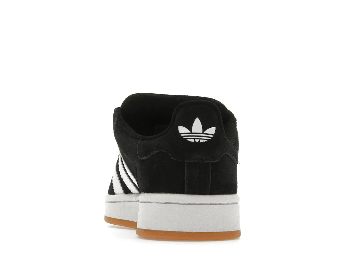 Детские кроссовки lifestyle с замшевым верхом Adidas Campus 00s, Core Black/Cloud White/Cloud White — фото 4