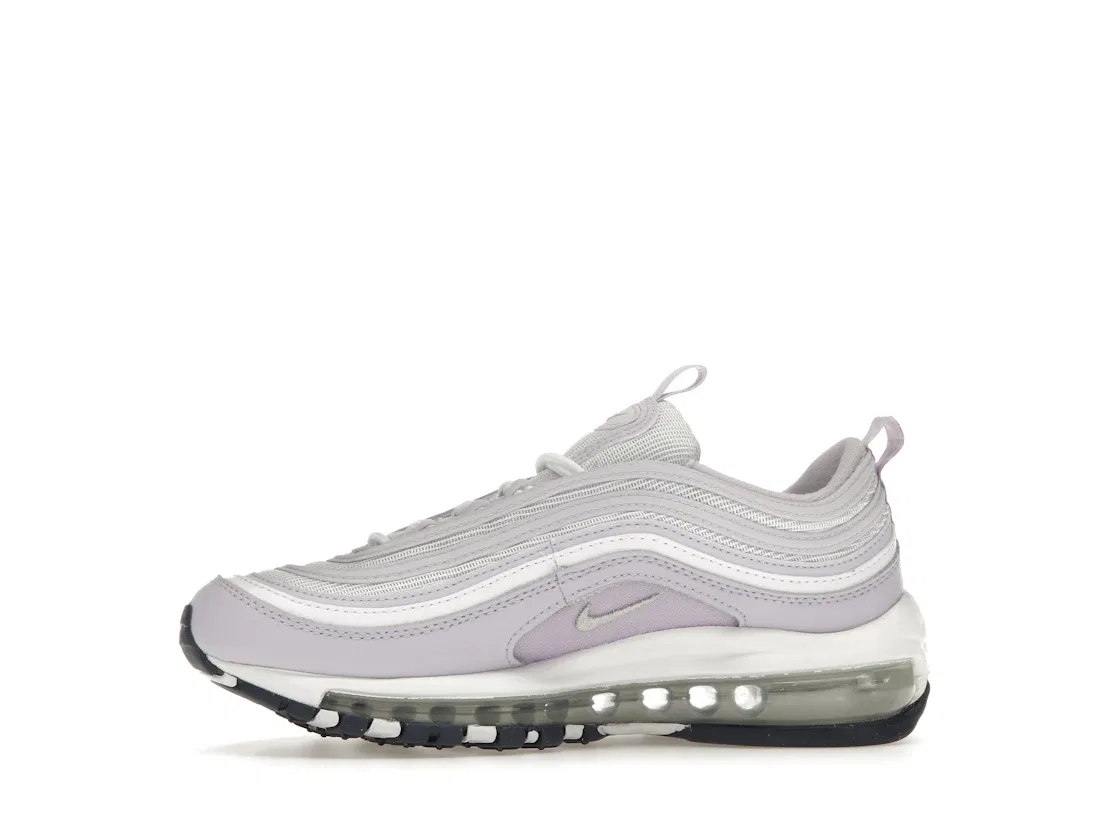 Детские кроссовки с дизайном Nike Air Max 97 Nike, White/Metallic Silver-Violet Frost — фото 3