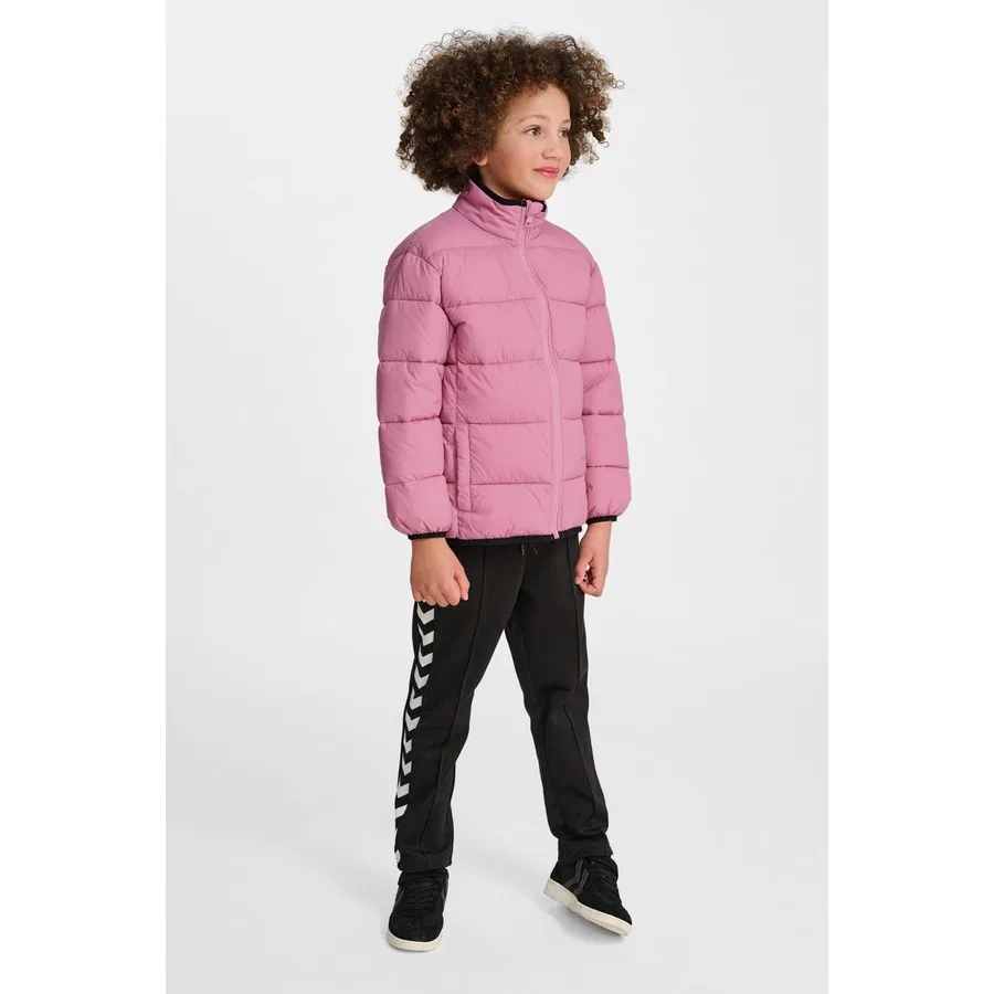 Детский пуховик легкий Jr Lightweight Puffer Hummel, Розовый — фото 2