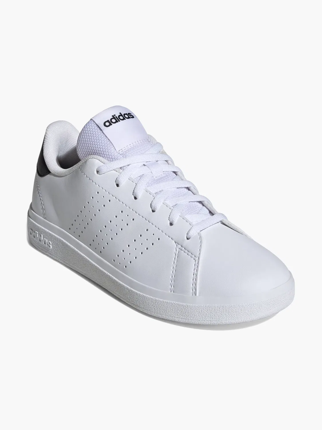 Детские тренировочные кроссовки со шнуровкой Adidas, белый — фото 3