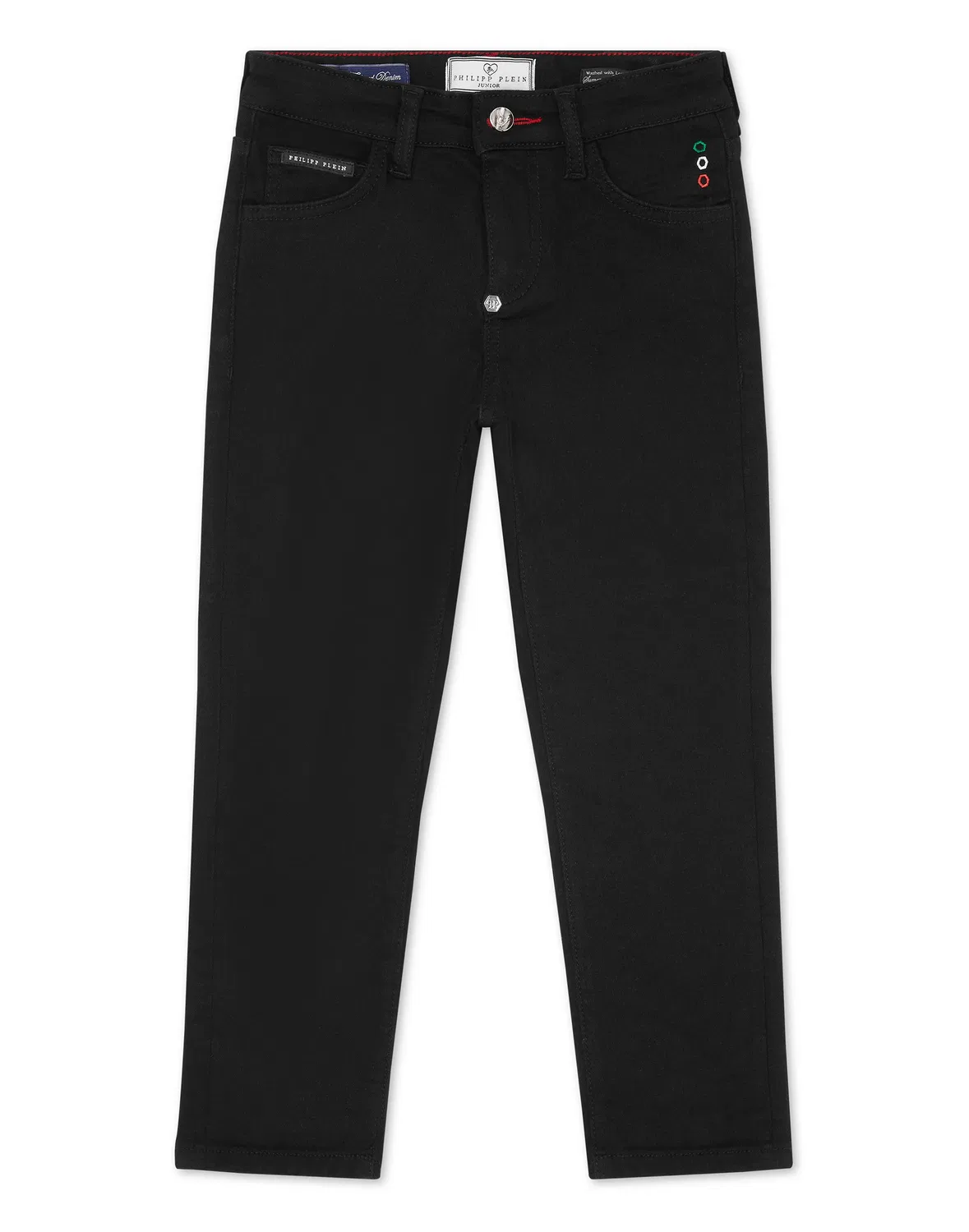 Детские джинсы прямого кроя с пятью карманами Regular Fit PHILIPP PLEIN, Summernight
