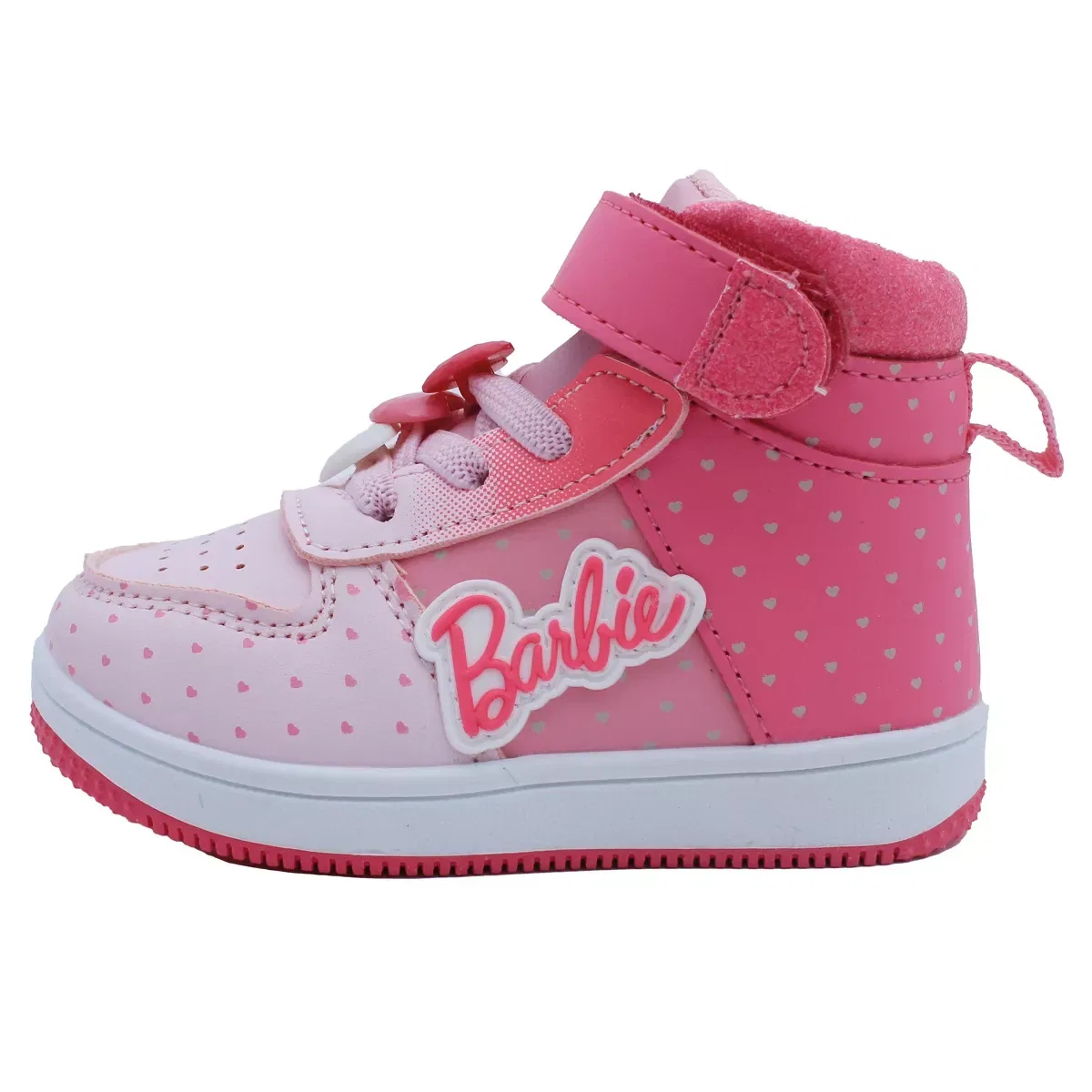 Детские кроссовки-высокие для девочек с принтом Barbie Barbie, Multi-Pink — фото 3