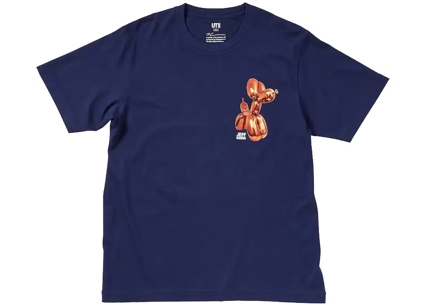 Мужская футболка с принтом Uniqlo x Jeff Koons UT Graphic T-shirt, Navy