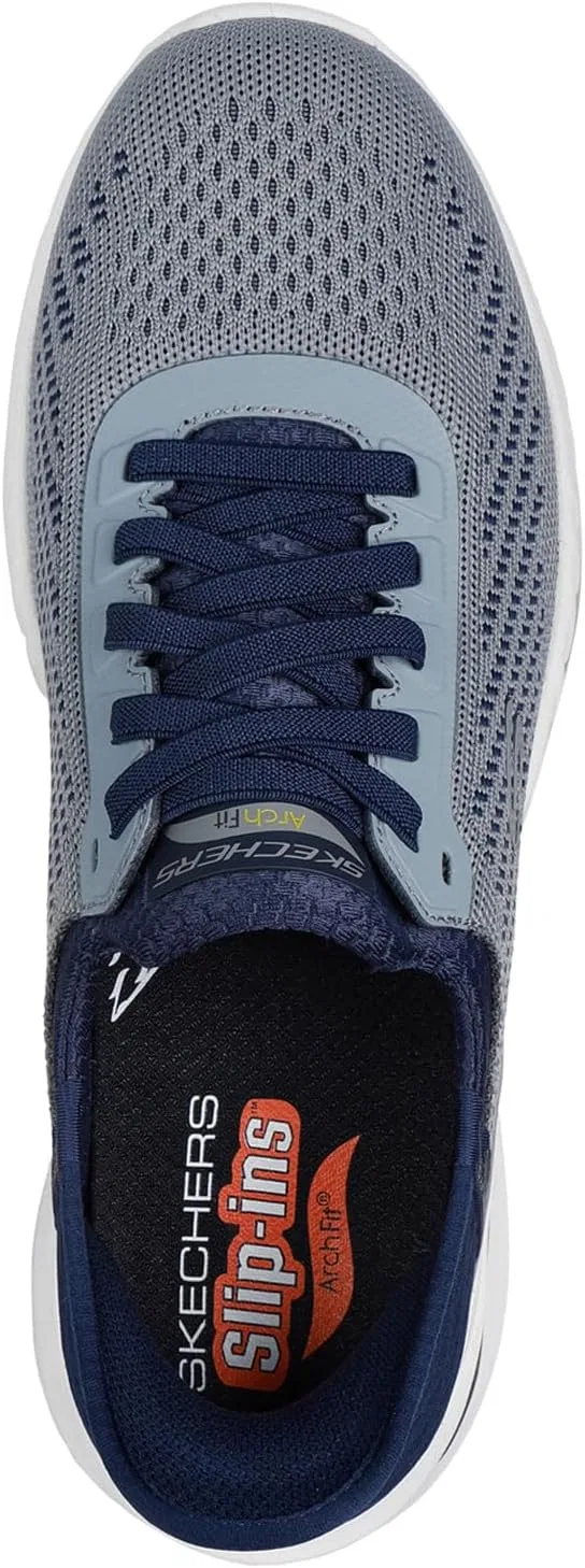 Мужские кроссовки Skechers USA Arch Fit Orvan-Drex Skechers USA Men's, Grey Navy — фото 4