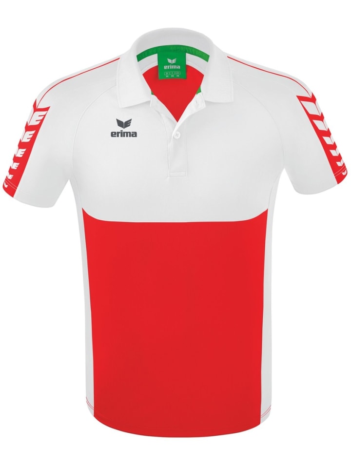 

Футболка поло Six Wings Poloshirt erima, красный