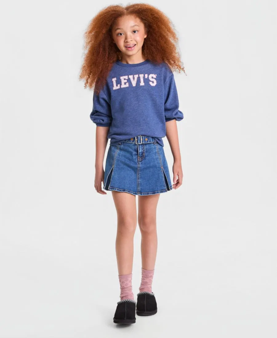 Юбка-шорты с плиссировкой и поясом Levi's, Lunch Break — фото 2