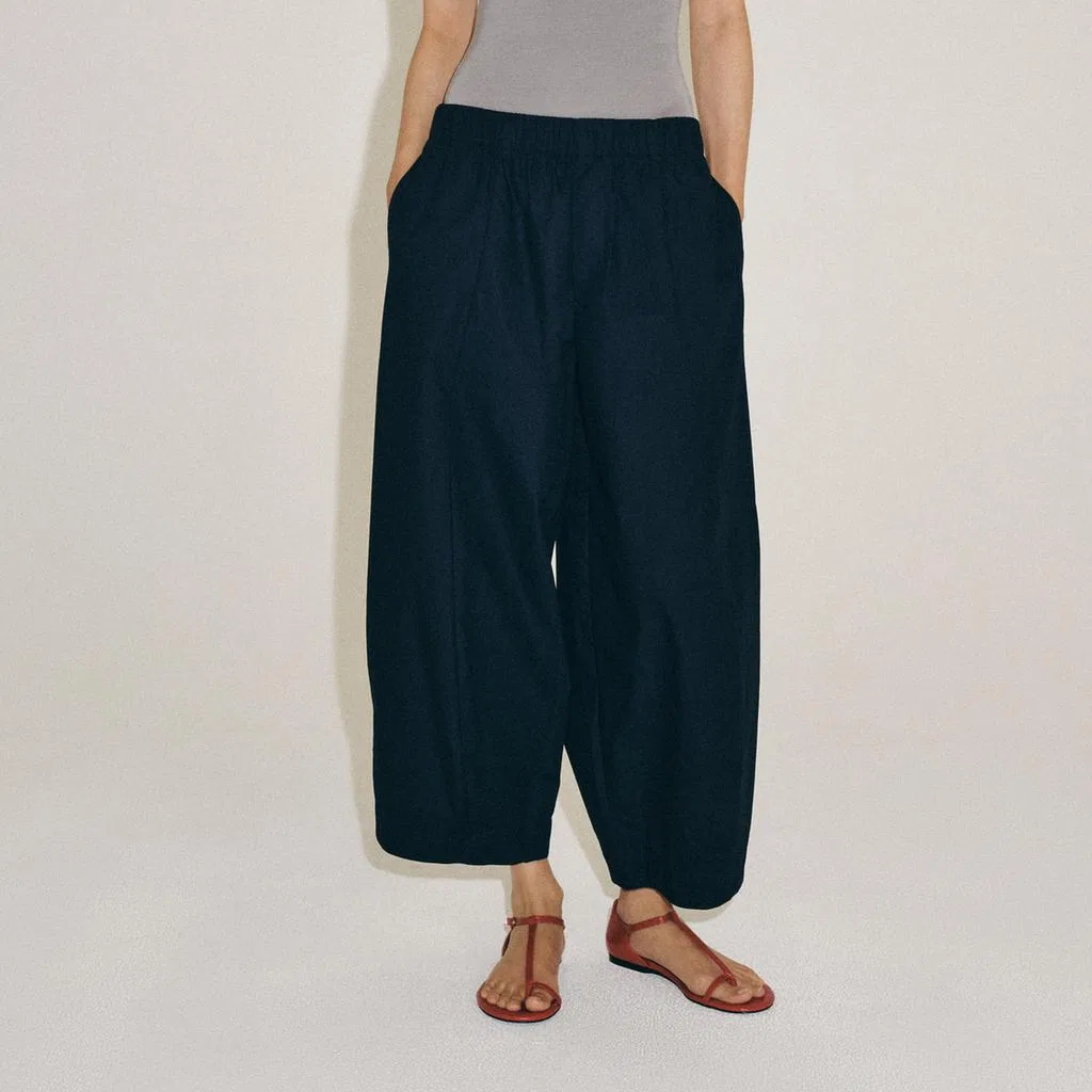 Женские повседневные брюки ZW Casual Pants Sea Blue, ZARA — фото 4