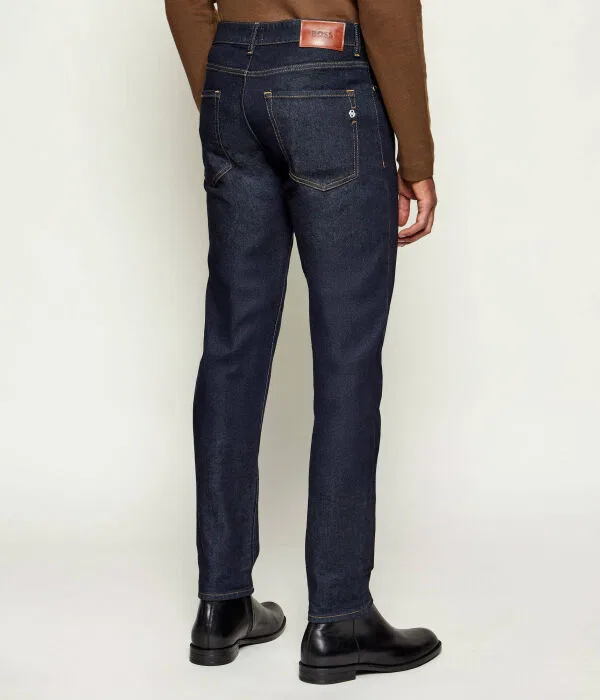 Мужские джинсы Slim Fit Delaware BOSS, Blu Marino — фото 4