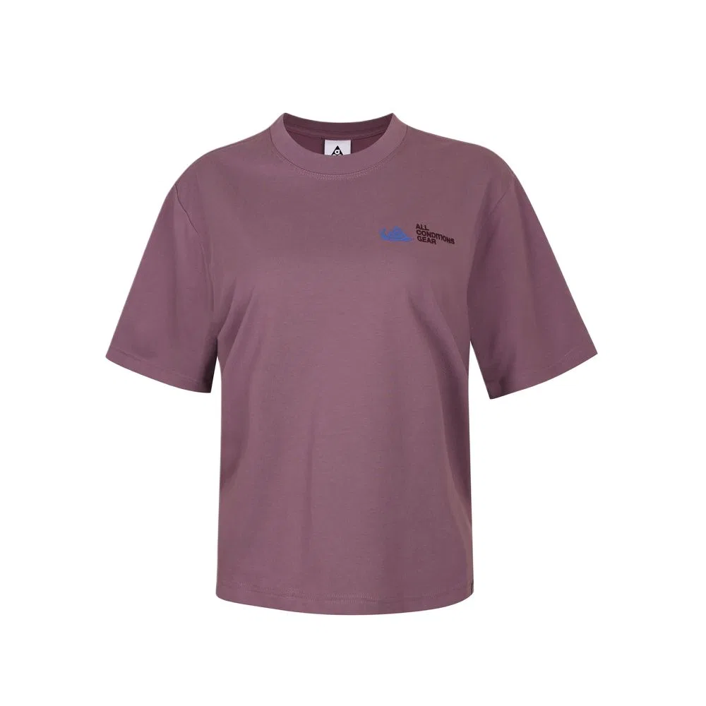 Женская футболка с круглым вырезом Smoky Plum Gray Nike
