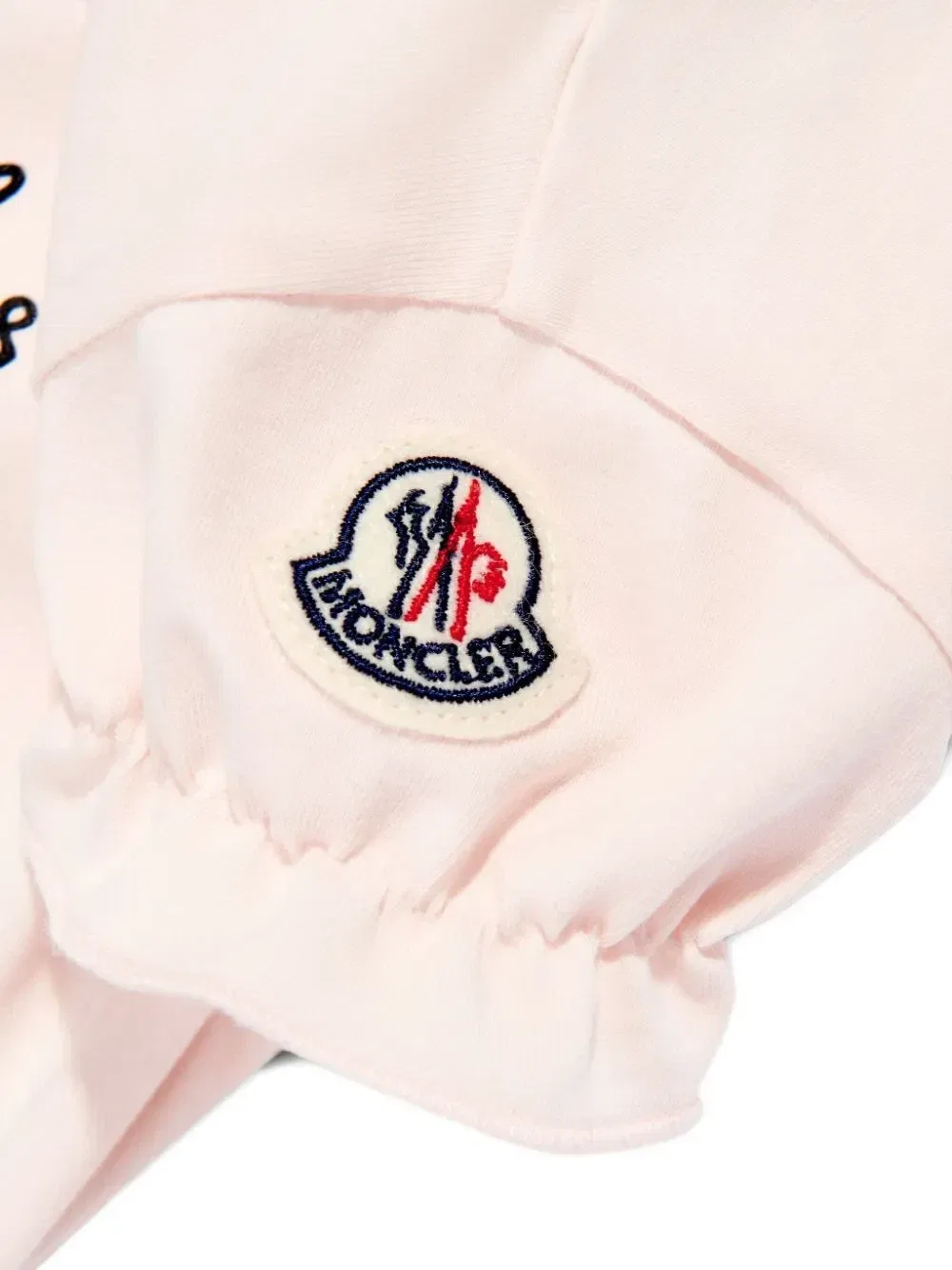 Футболка с оборками Moncler Enfant, розовый — фото 4