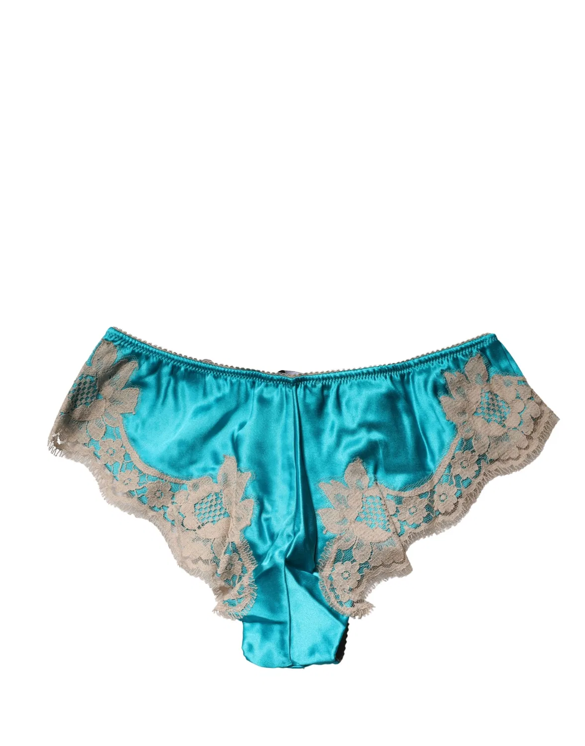 Женские трусы-слипы с цветочным кружевом, Blue, Dolce & Gabbana — фото 2