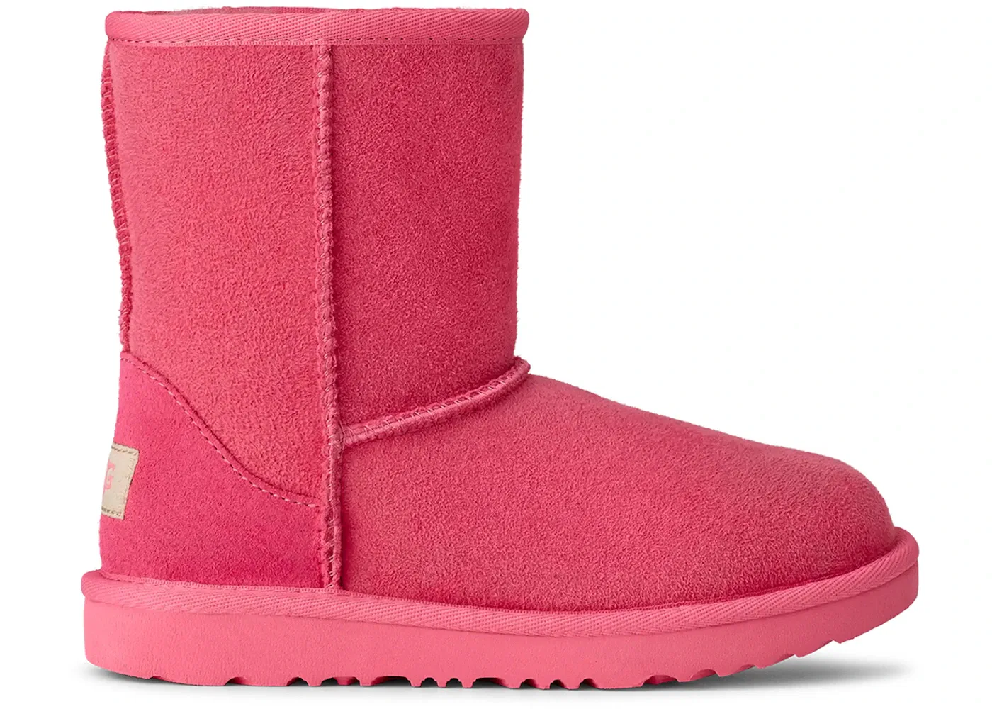 Детские ботинки с принтом UGG Classic II Boot, Pink Bloom