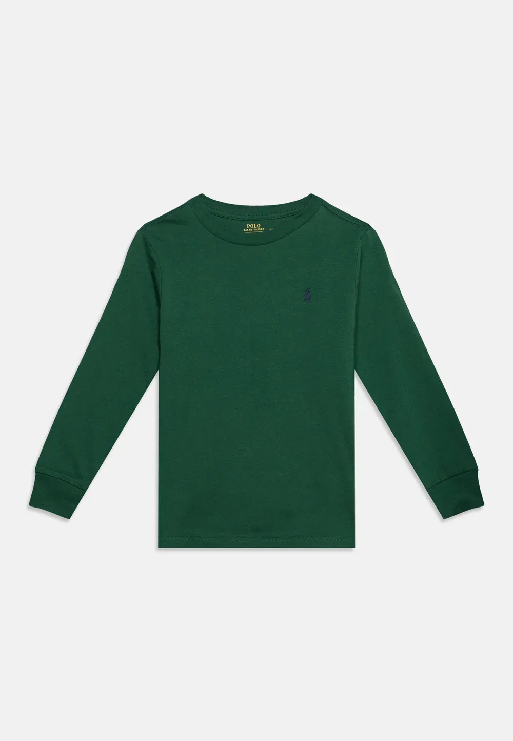 Футболка с длинными рукавами из хлопкового трикотажа, размер 2-6 лет Polo Ralph Lauren, Verano Green