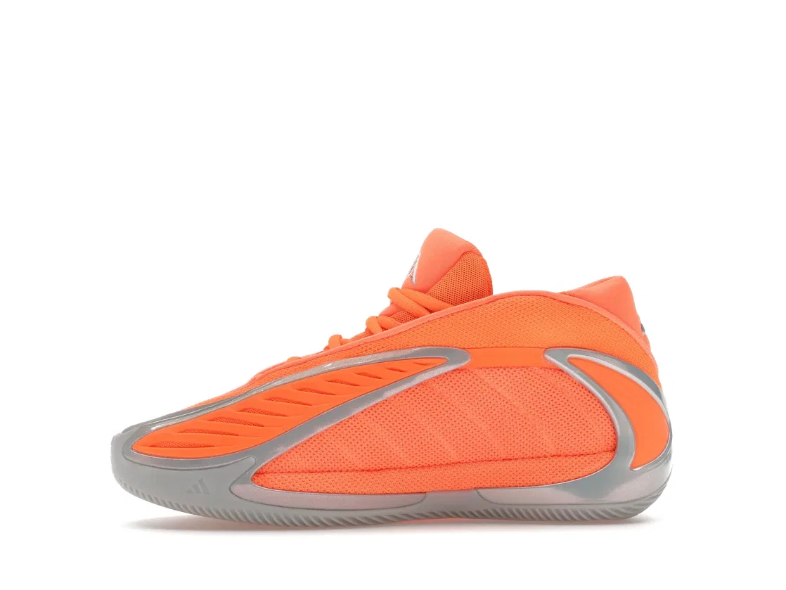 Детские кроссовки для мальчиков с длинным шнурком Adidas AE 2, Lucid Orange/Silver Metallic/Grey One — фото 3