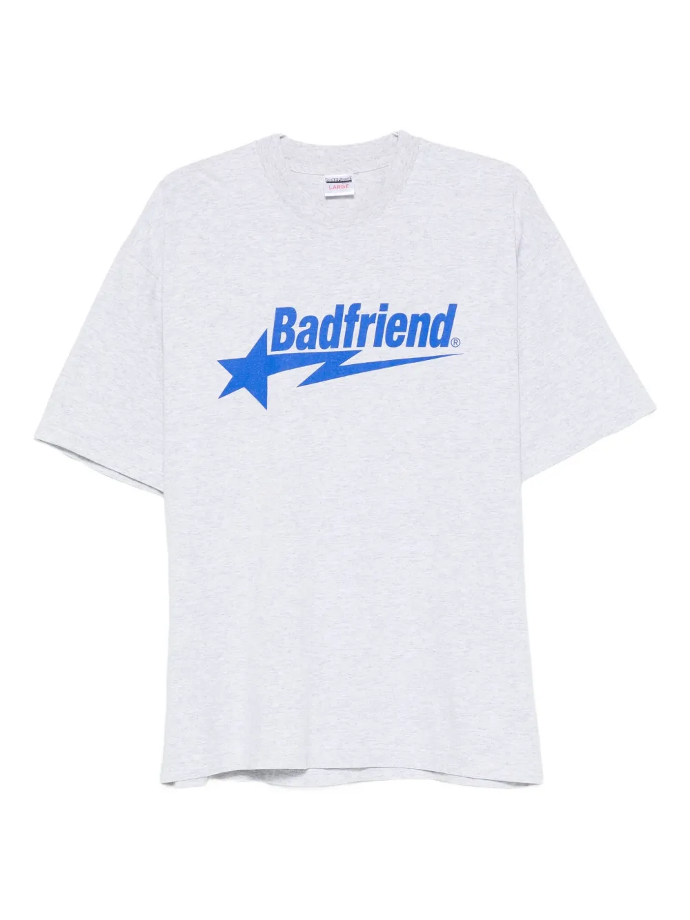 

Футболка со звездой BADFRIEND, серый