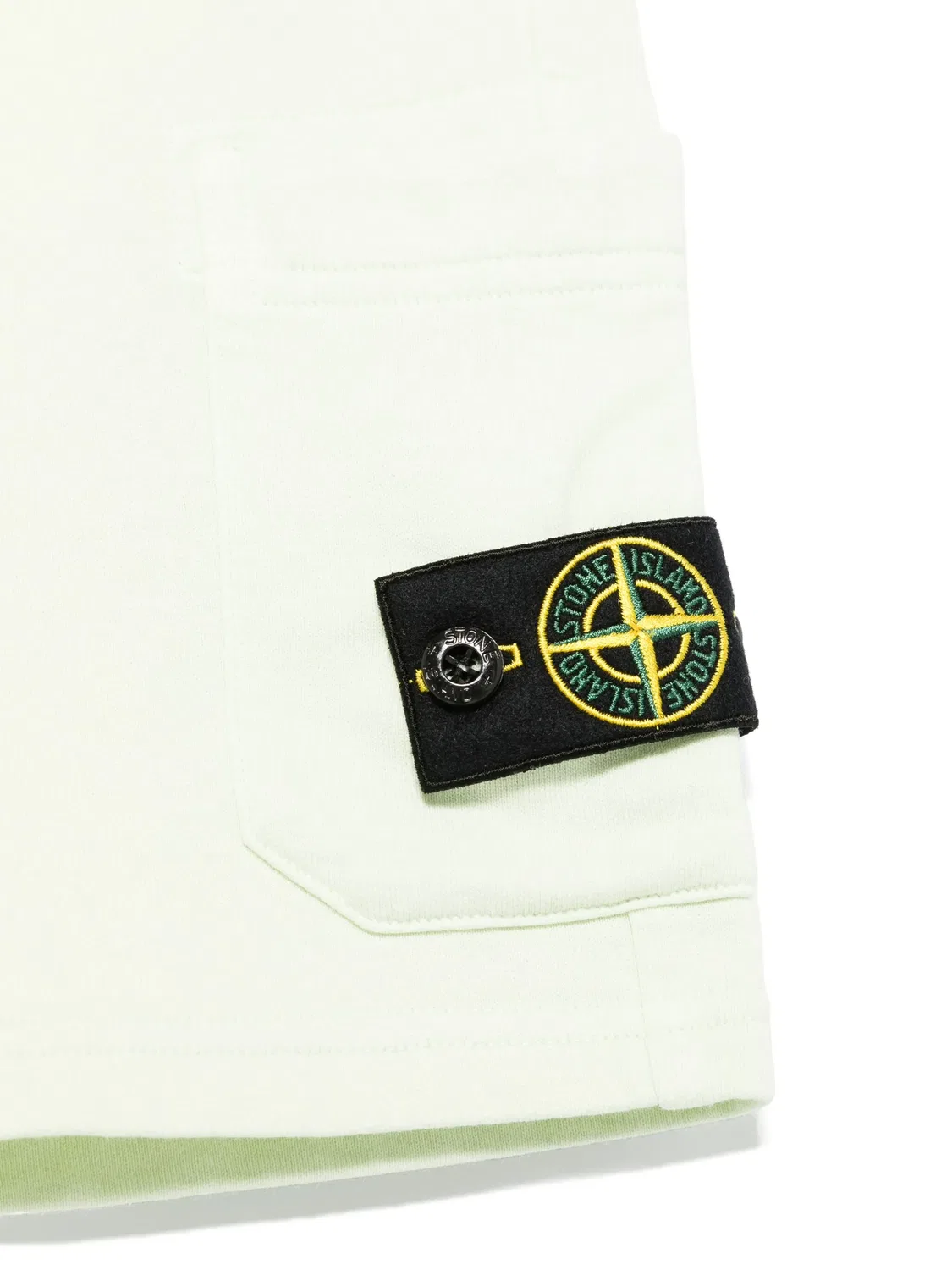 Шорты с эмблемой компаса Stone Island, светло-зеленый — фото 3