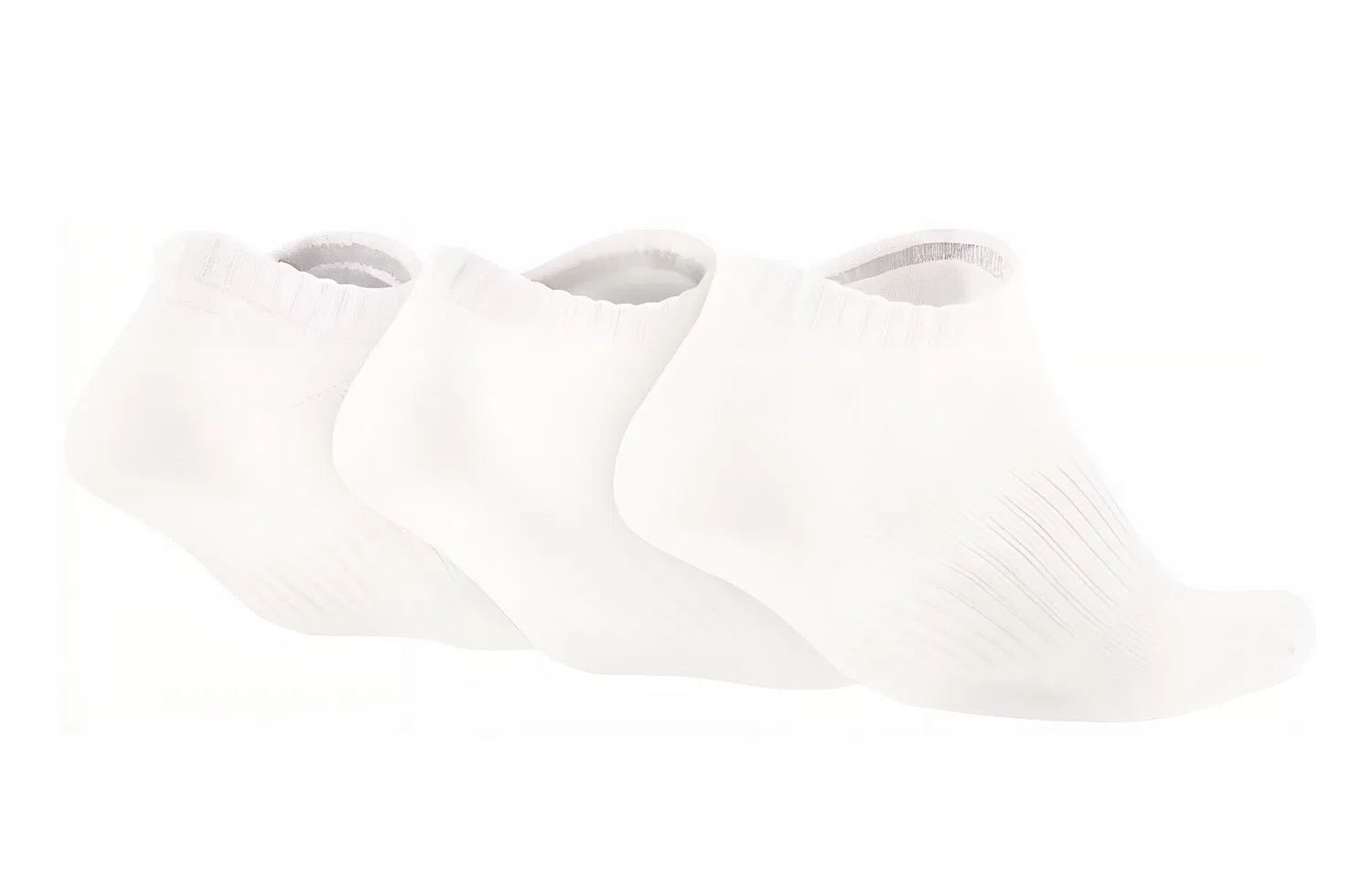 Носки Nike Unisex Ankle Socks, 3 пары, белые — фото 3