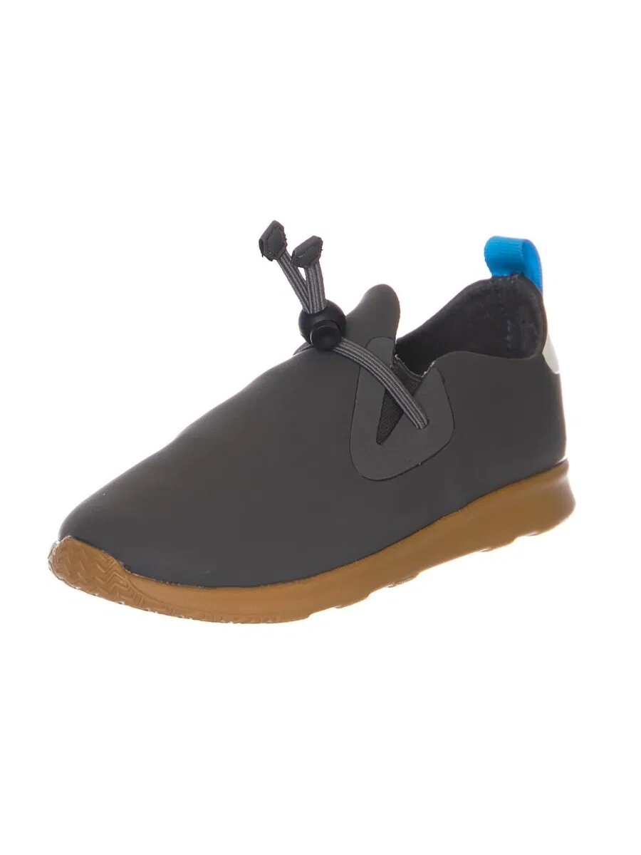 Кроссовки NATIVE 'Apollo Moc Print' серого цвета
