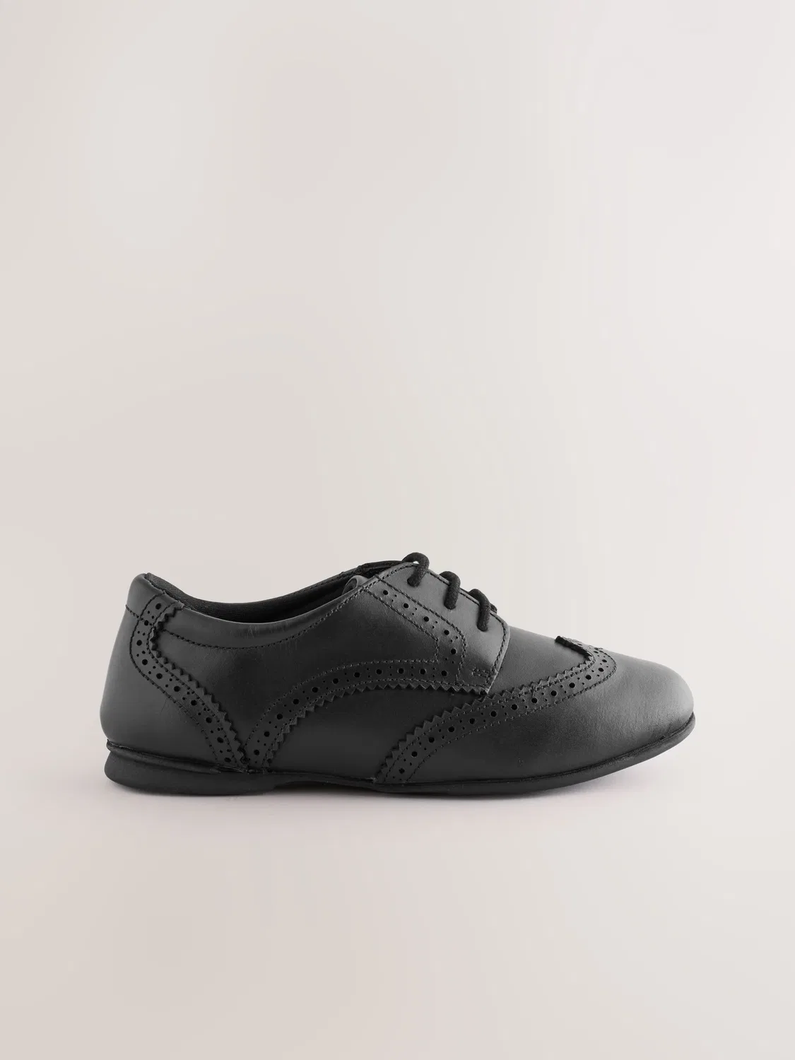 Туфли brogue на шнуровке Next, черный матовый — фото 2