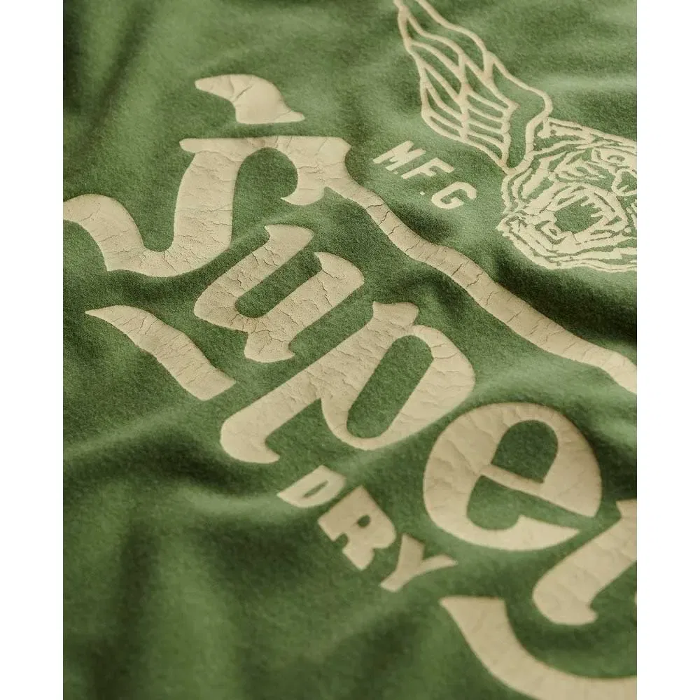 Футболка с логотипом Superdry Auto Logo Relaxed Fit Superdry, зеленый — фото 2
