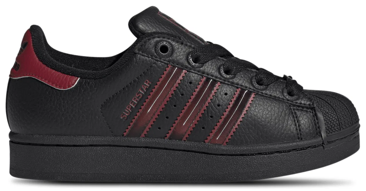 Кроссовки для мальчиков Superstar II Adidas, цвет Black/Team Victory Red/Black