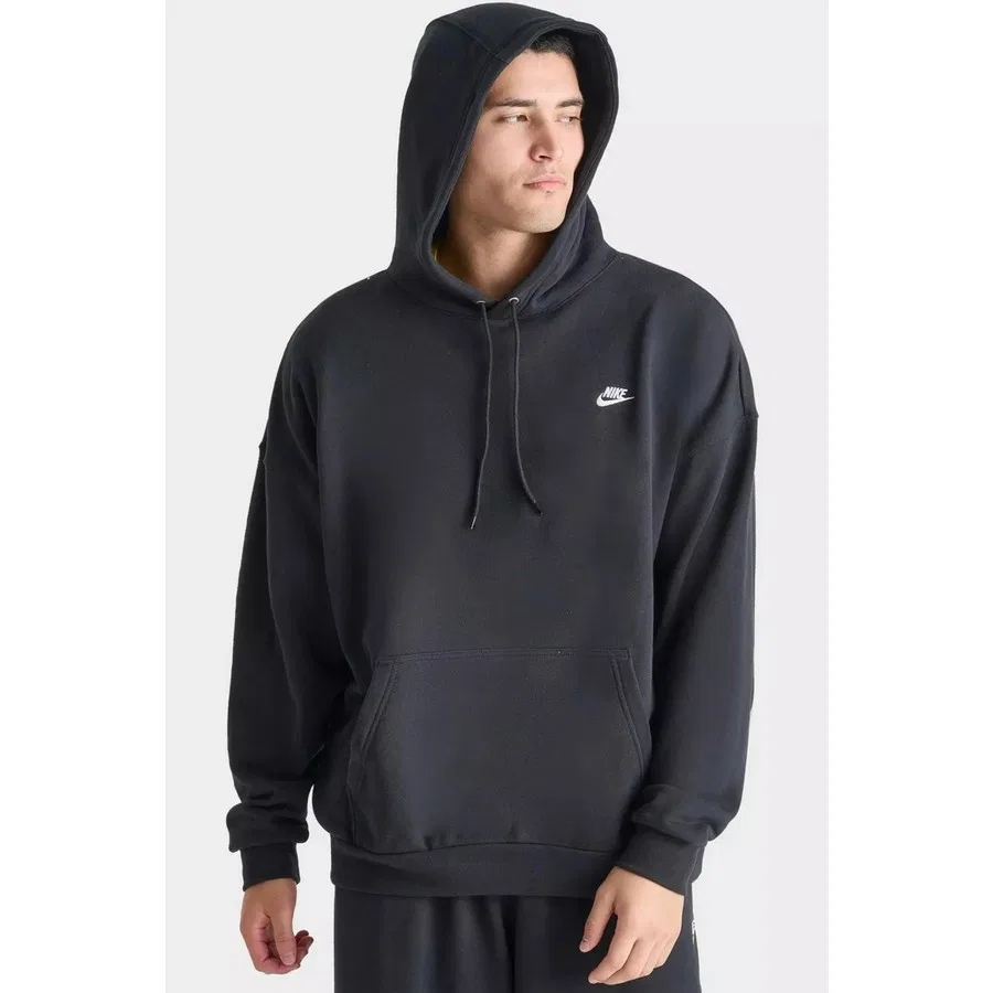 Худи Nike NSW Club Fleece Oversize, Черный