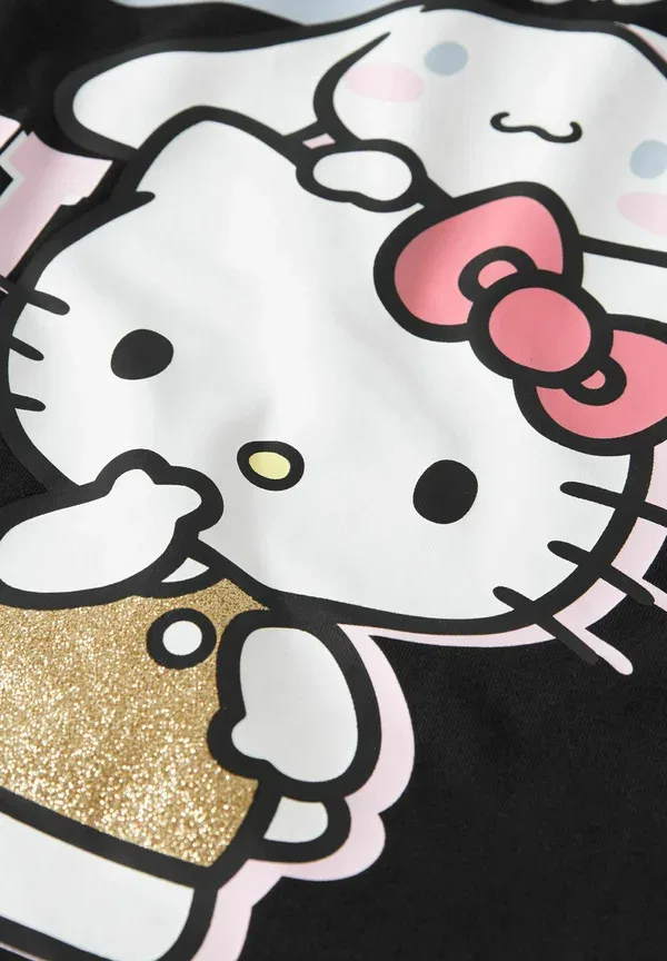 Футболка с принтом Hello Kitty Name It, черный — фото 4