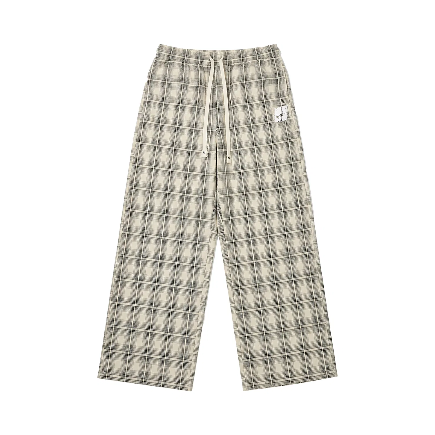 Детские повседневные брюки в клетку NSTNEW START, Black White Plaid — фото 4