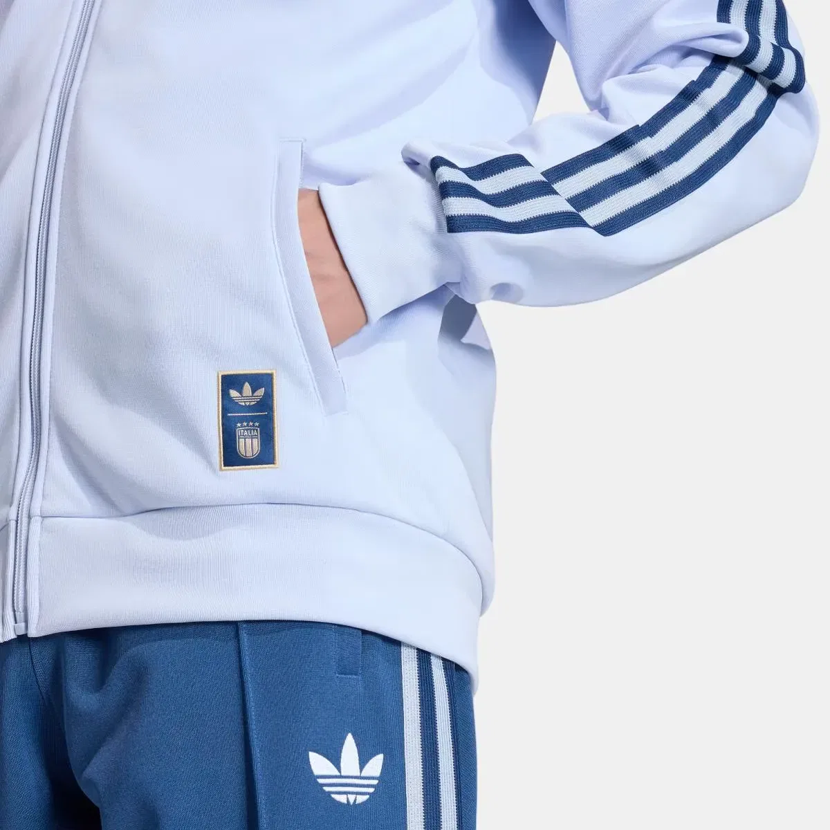 Мужская худи adidas Originals Italia, Azul — фото 4