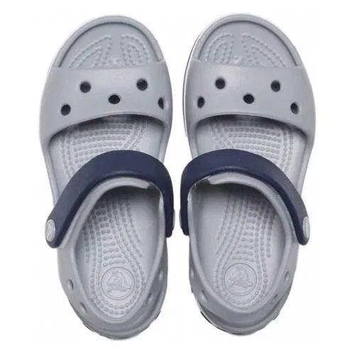 Детские сандалии с липучкой Crosband Sandal Kids Crocs, Hellgrau — фото 2