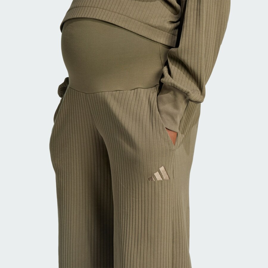 Широкие тренировочные брюки ADIDAS PERFORMANCE, темно-зеленый — фото 4