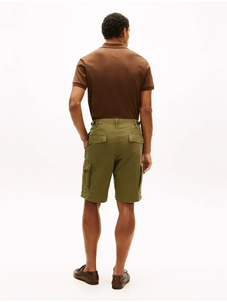 Шорты карго твил TOMMY HILFIGER, Khaki — фото 2