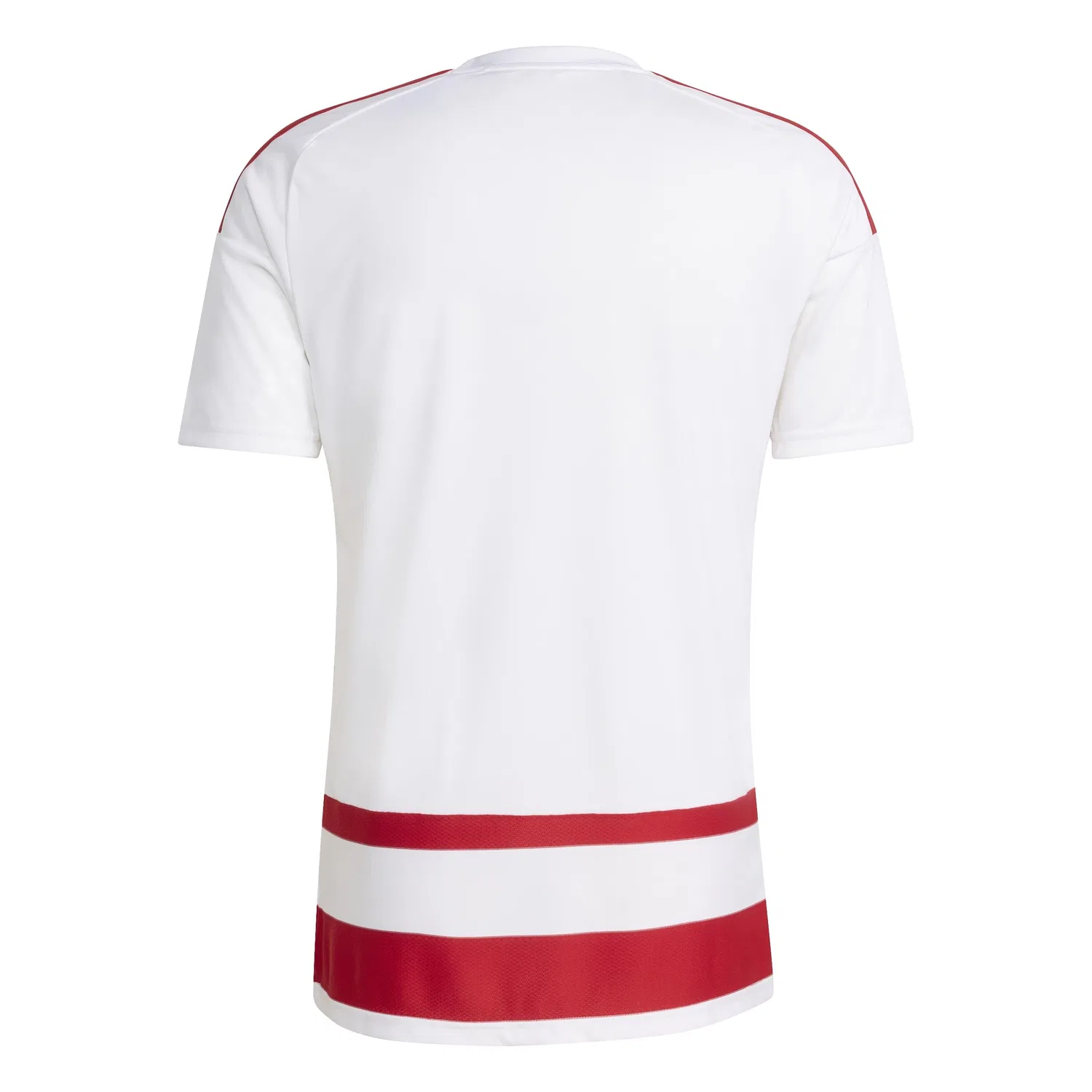 Мужская футболка с коротким рукавом Hooped26 adidas, White/Team Power Red 2 — фото 3