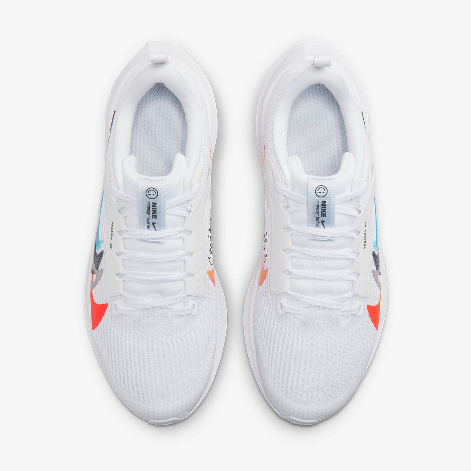 Кроссовки Nike Air Zoom Pegasus 40 Premium GS, белый/мультиколор — фото 3