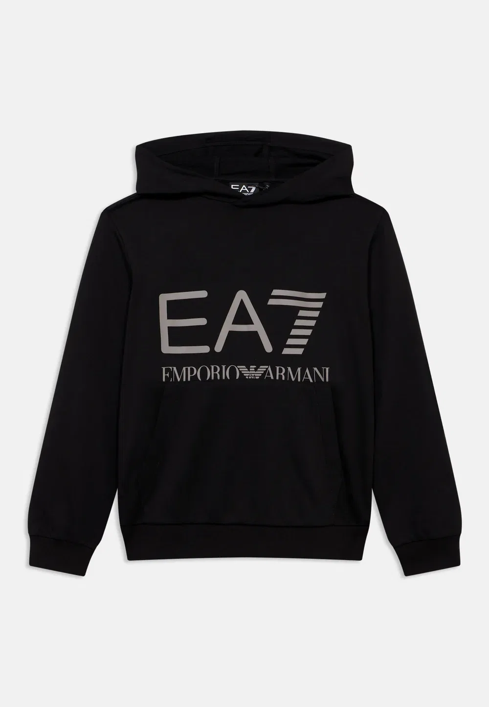 Худи с логотипом поезда, мужская, оверсайз, унисекс - худи Ea7 Emporio Armani, Black