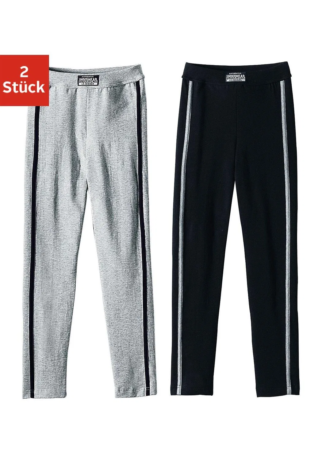 Детские леггинсы с контрастной отделкой Authentic Le Jogger, Schwarz