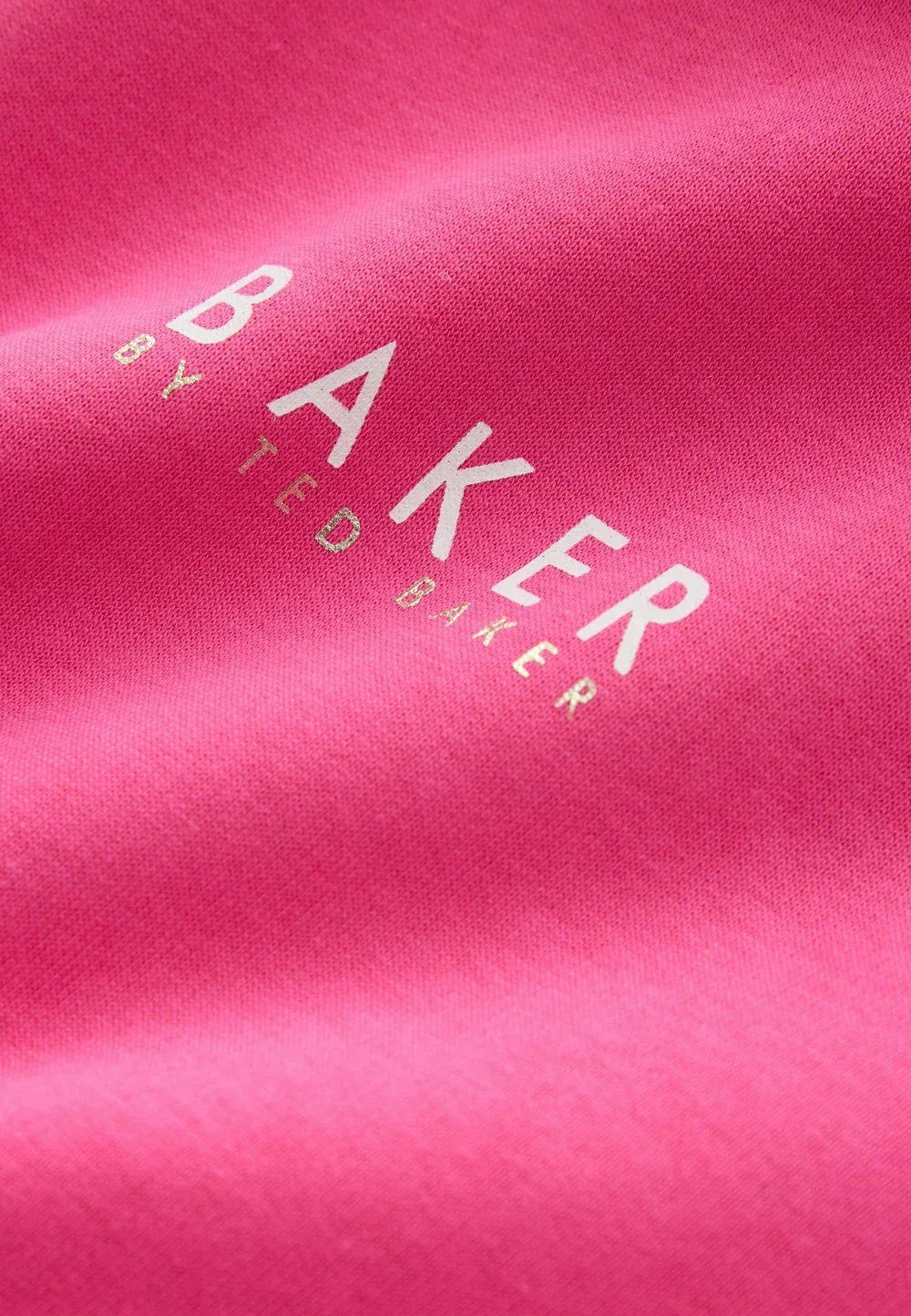 Толстовка с графическим принтом оверсайз - худи Baker By Ted Baker, Fuchsia Pink — фото 3