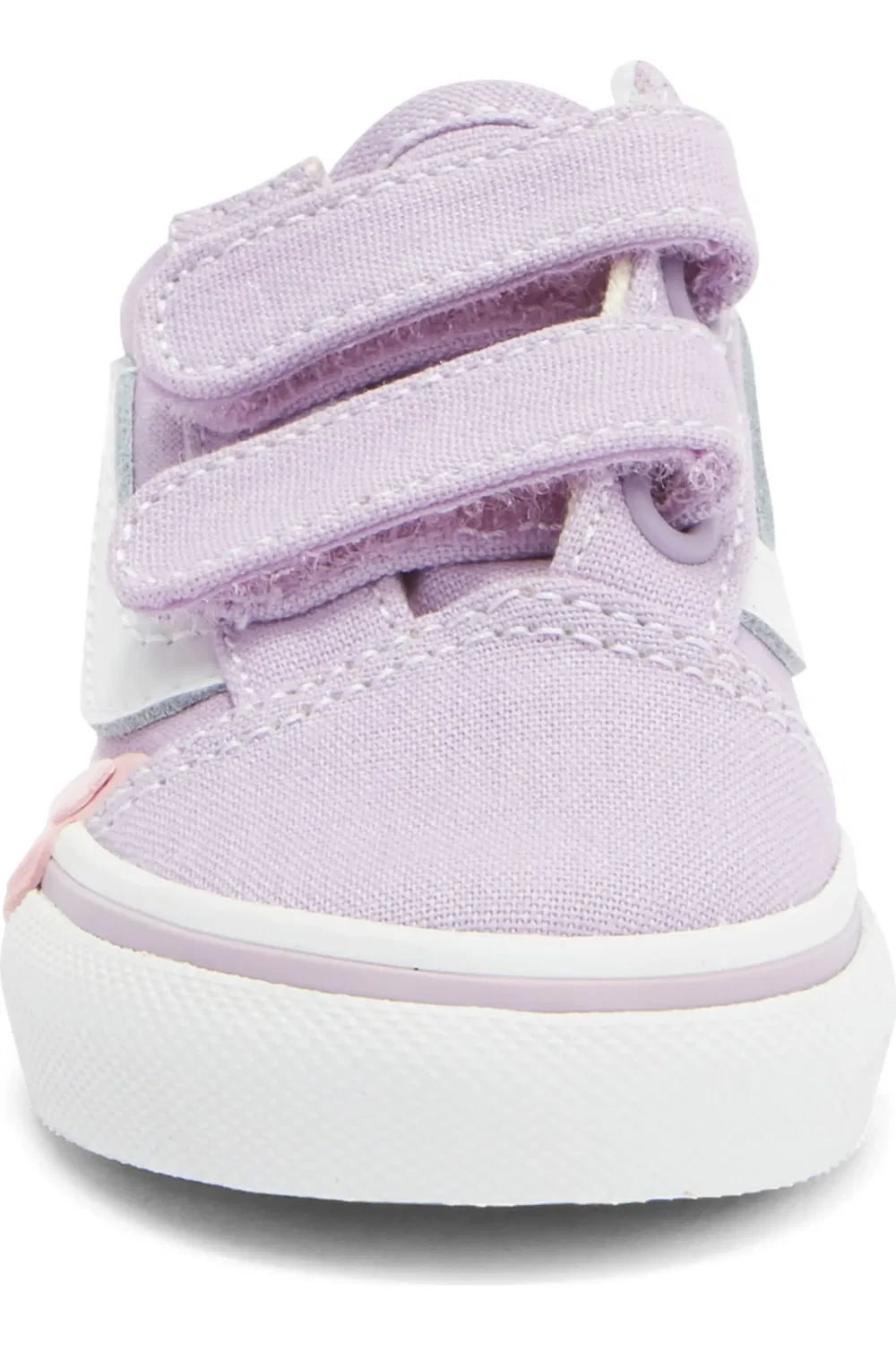 Кроссовки детские на липучках Old Skool V Vans, Soft Orchid — фото 4