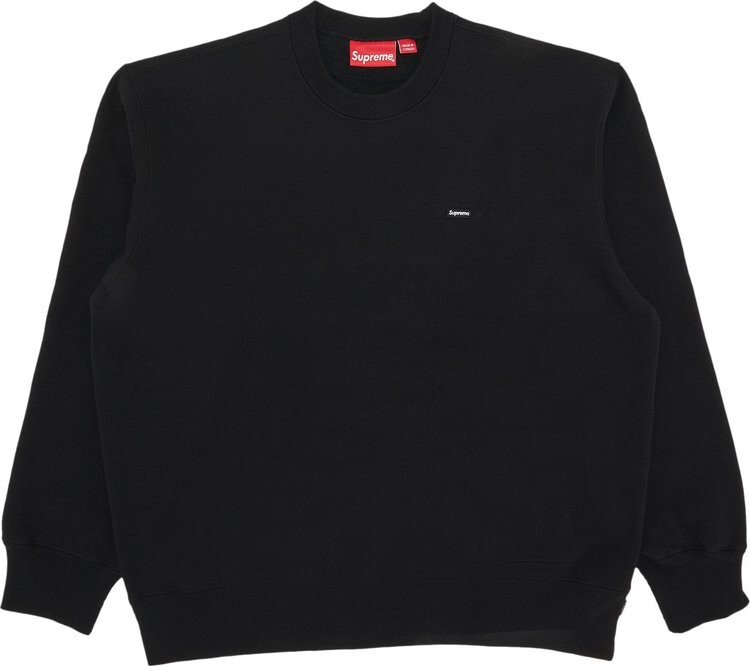 

Толстовка Supreme Small Box Crewneck 'Black', черный