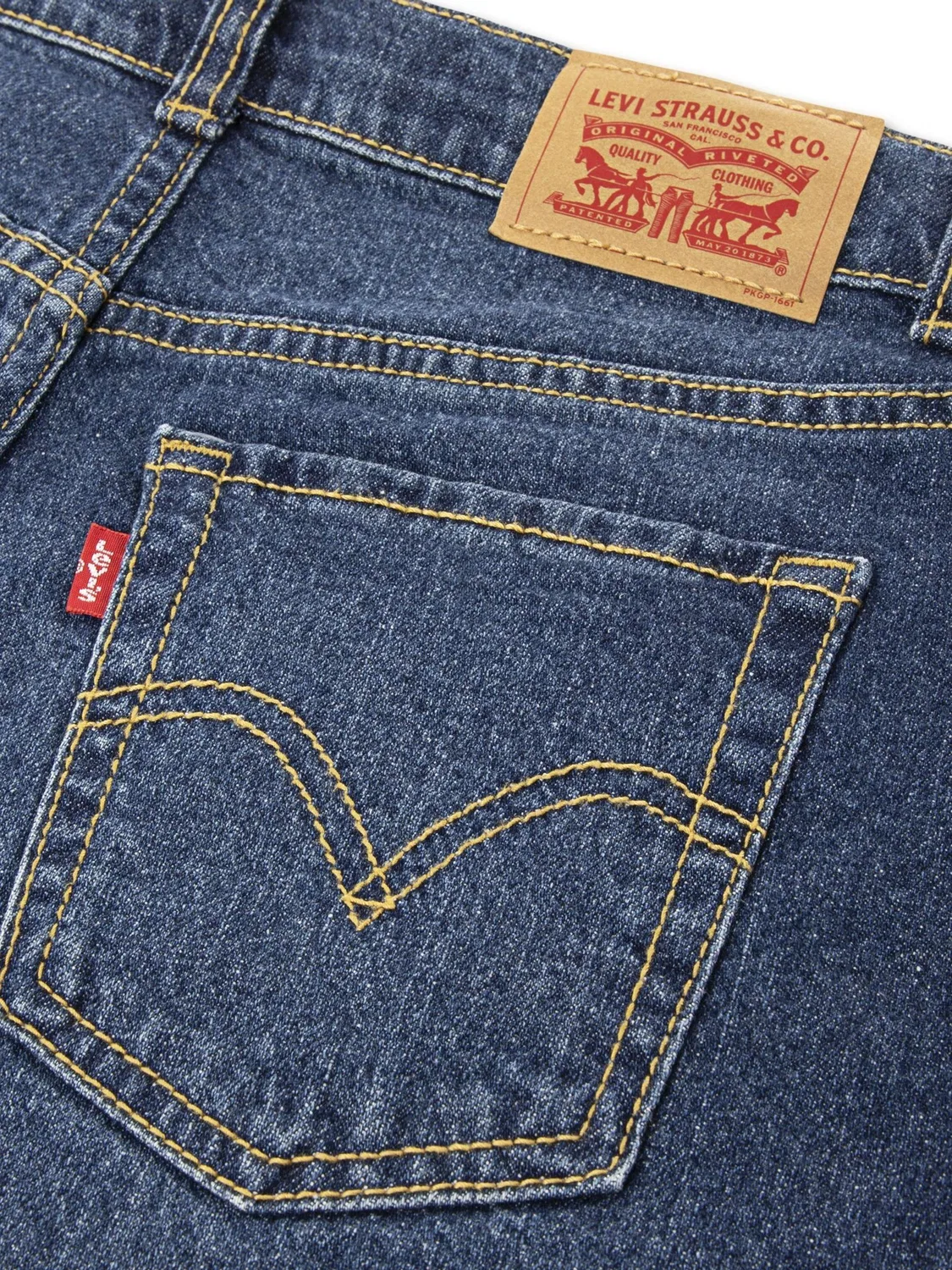 Шорты джинсовые Levi's Light Blue — фото 3