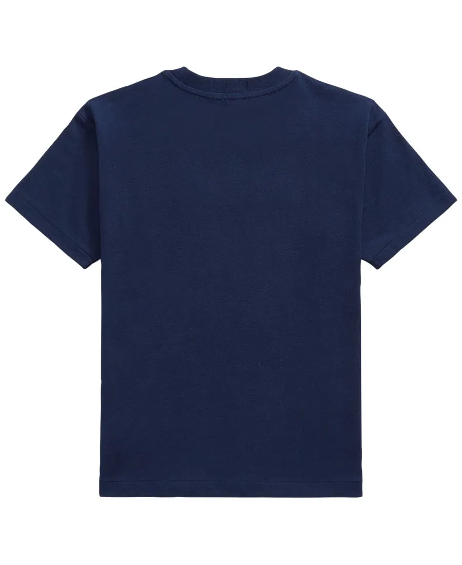 Футболка свободного кроя с вышивкой Polo Ralph Lauren, Refined Navy — фото 2