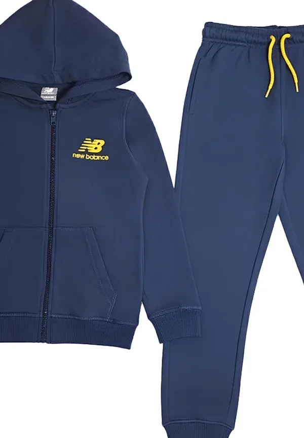 Комплект из худи и брюк из 100% хлопка New Balance, Blu, синий — фото 3