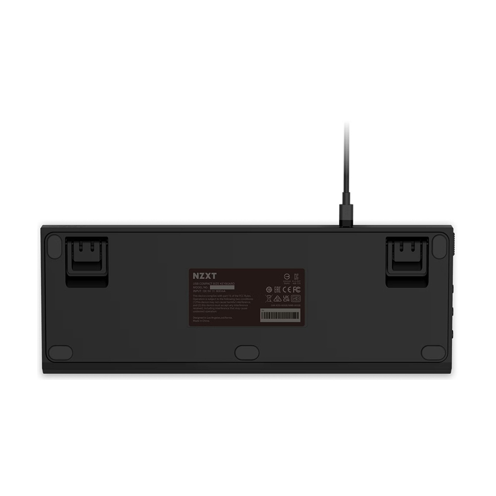 Проводная игровая клавиатура NZXT Function MiniTKL, белый, английская раскладка — фото 3